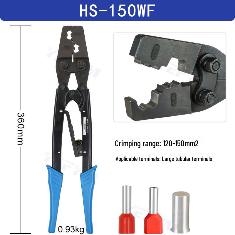 Multipurpose Needle-Shaped Crimping Pliers for 10-150 Mm² Terminals