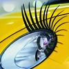 2pcs Eyelashes Specially Designed for Automobiles, Car Headlights Eyelash Sticker,