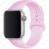 Silicone Band For Apple Watch Strap 44mm 45mm 40mm 41mm 42mm 45 Mm Sport Bracelet Iwatch Series 8 7 6 5 4 3 SE 9 Ultra 2 49mm