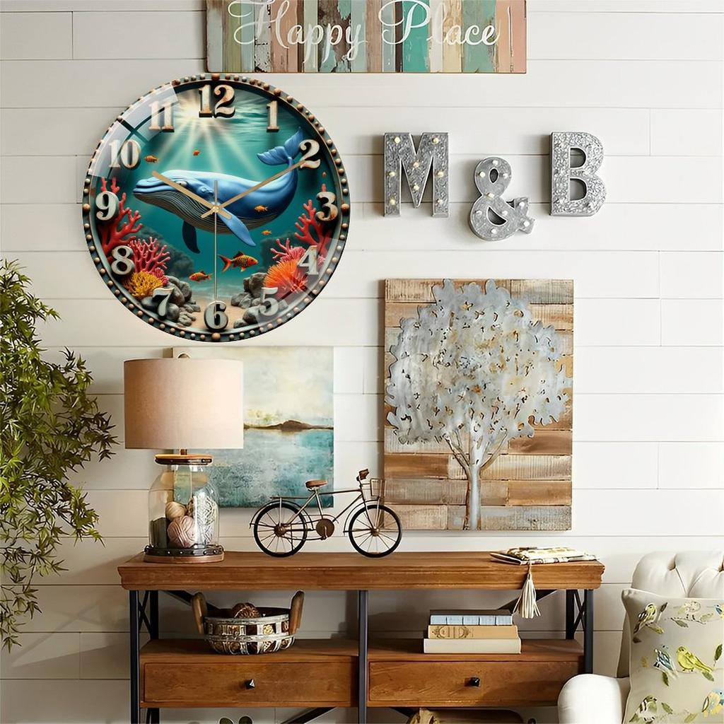 12 Inch Round Wall Clock Making a Subtle Yet Powerful Design Statement