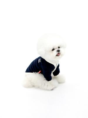 KINIKINI KINI TWISTED LOGO CARDIGAN-NAVY (Cardigan)