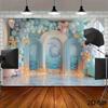 2D Underwater Mermaid Backdrop for Girl Birthday Photography