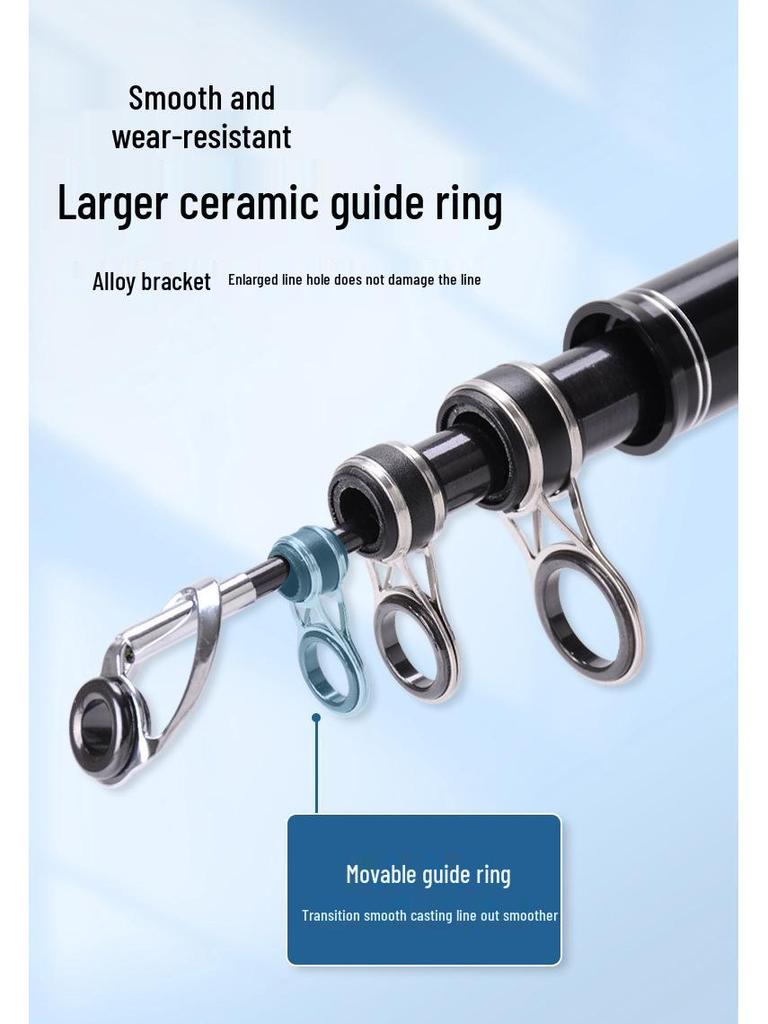 Ultra-Light Carbon Anchor Fishing Rod - Super Short, Super Hard, Big Fish Power