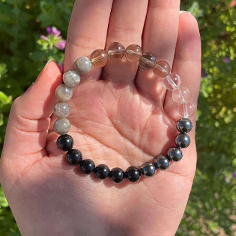 Natural Stone Bracelets Money Bracelet Empath Protection Bracelet Grounding Protection Bracelet Self-Love Bracelet