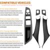 7Pcs No-Remove Interior Door Pull Handle Sticky Cover For BMW 5 Series F10/F11 520,523,525,528,530,535 (2010-2016) Fits Driver & Passenger Side