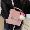 Niche design Korean version fashionable exquisite portable messenger small square bag student versatile travel commuter backpack female