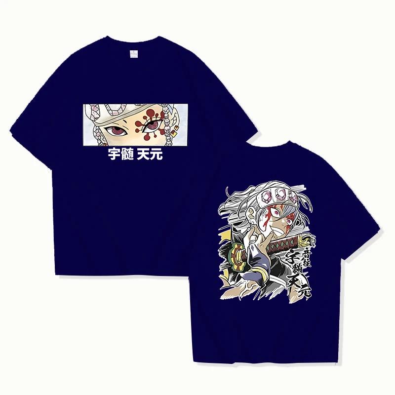 Neue T-Shirts Cooles Uzui Tengen Grafikdruck T-Shirt Unisex Mode Persönlichkeit Anime Harajuku T-Shirt