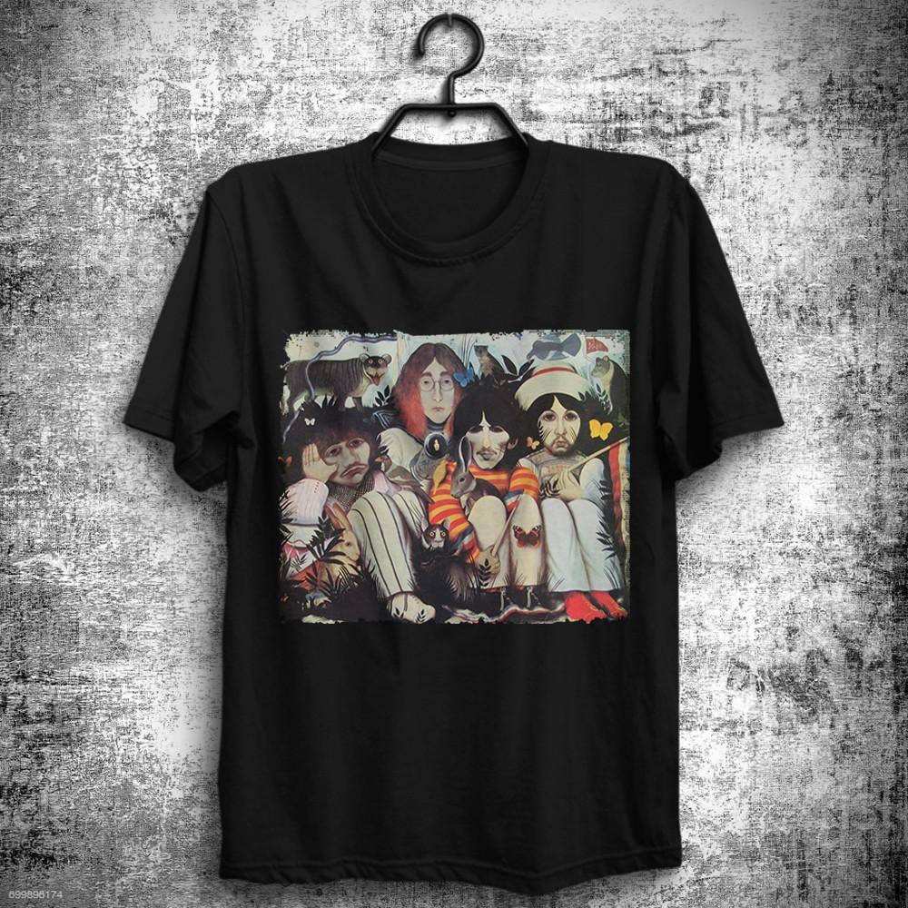 

The Beatles T-Shirt Vintage Sgt. Pepper s Lonely Hearts Club Band Rock Albums Unisex T-Shirt XXL