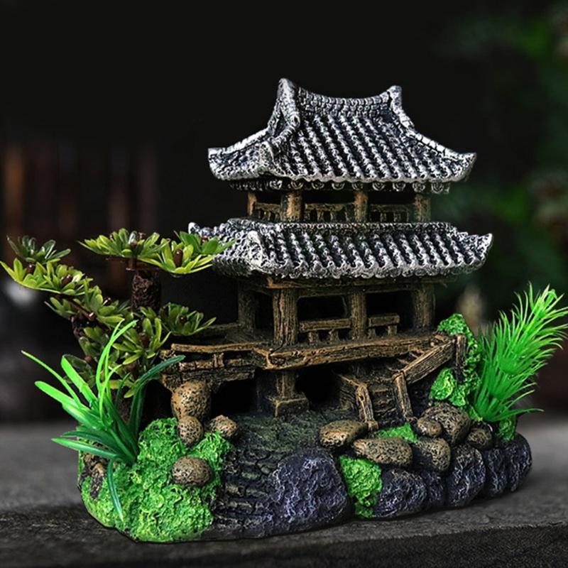 Decorazioni per Acquari Serbatoi per Pesci Grandi Ornamento Decorazione Paesaggistica per Acquari Accessori per Serbatoi per Pesci per Nascondigli a Forma di Grotta