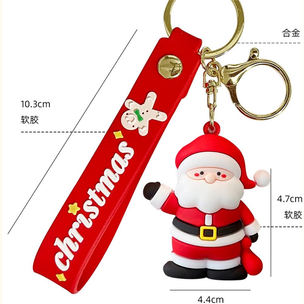 Милый рождественский брелок из мягкой резины с пряничным человечком — фото 4