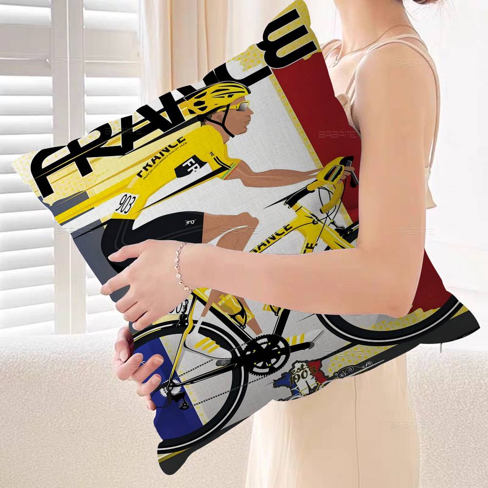 Tour of F-France Cushion Cover Pillowcase Upholstery Sofa Throw Pillow Home Decor Pillowcas