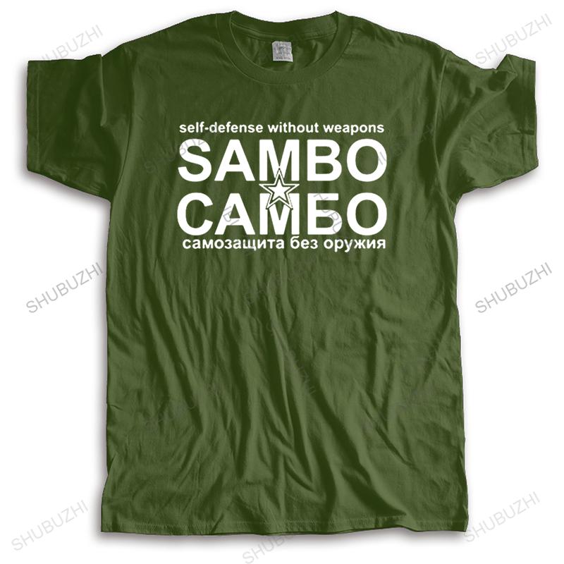 Hot Sell New T-Shirts Men Summer O-Neck Tops Sambo Cambo Russian martials arts black graphic new t shirt wholesale