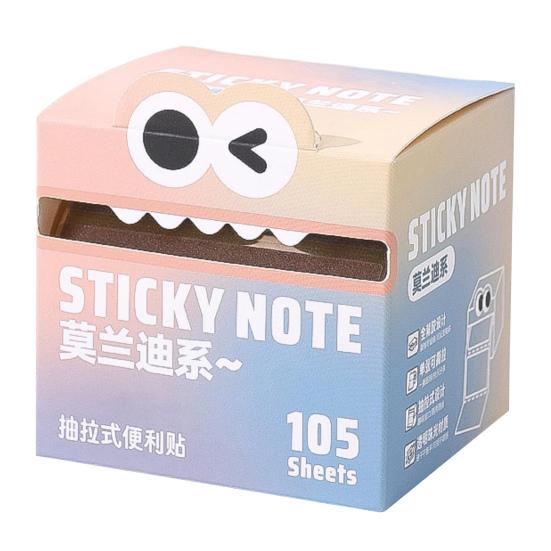 Cute Animal Sticky Notes Self Adhesive Cartoon Animal Memo Pads Pull-Out Sticky Notes To-Do List for Office School Supplies