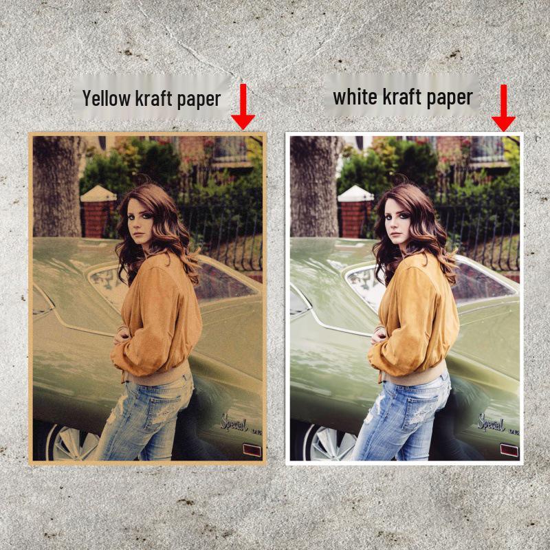 Large Vintage Lana Del Rey Music Star Poster - European & American Style Wall Art