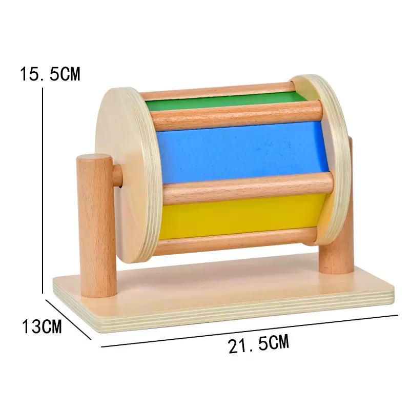 Montessori Holzmünz- und Ballbox Lernspielzeug für Kleinkinder (Alter 1-3)