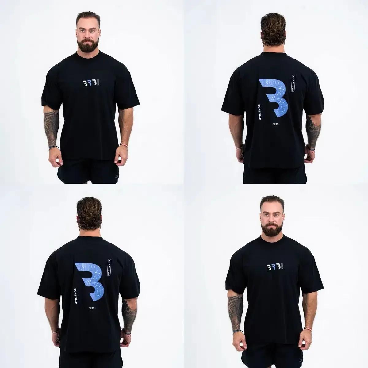 

Summer Thavage Muscular Men CBUM Short Sleeve T Shirt CBUM Gym High Quality Pure Cotton Shirt CBUM US Overd Tshirt#Color(1) XXXXXL чёрный