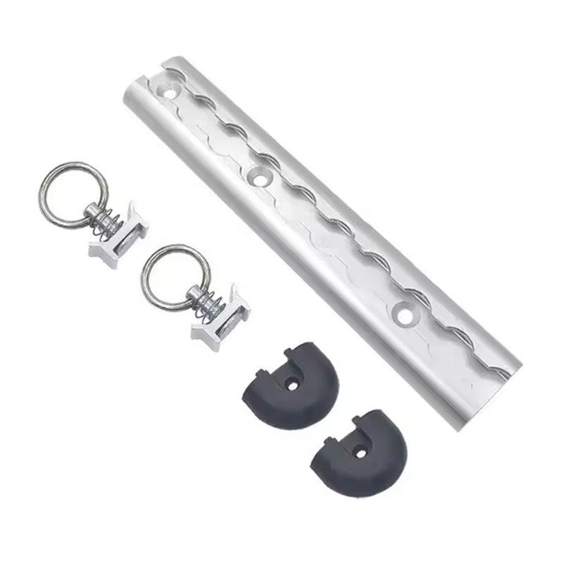 Latest-Single Stud Fittings RV 19.7 Inch L Track Rail Kit(1 Set) For Enclosed Trailer Trucks Vans