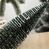 Christmas Mini Snow-covered Pine Tree Decoration Piece Festive Atmosphere with Snow-covered Pine Tree on The Tabletop, Christmas Tree Decoration Piece