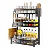 Sunhot Spice Condiment Knife Kitchen Soy Sauce Bottle Cutting Board Dish Large 3-Tier Rack, Storage, Holder, Storage, Storage, Storage, Storage,