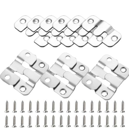 YUANXINWL Picture Frame Hooks, Wall Hanging Hardware for Paintings, Set of 12, Stainless Steel, Discreet Wall Hooks for Paintings, Picture Frames, Dec