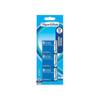 Paper Mate - 30 Cartouches Courtes (3 Étuis De 6 Cartouches) - Bleu Effaçable - Sous Blister