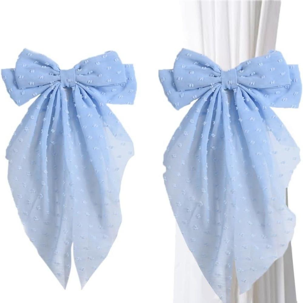 Ribbon Bowknot Curtain Tieback Clasp Curtain Rope Holders Window Curtain Buckles  Home Decor