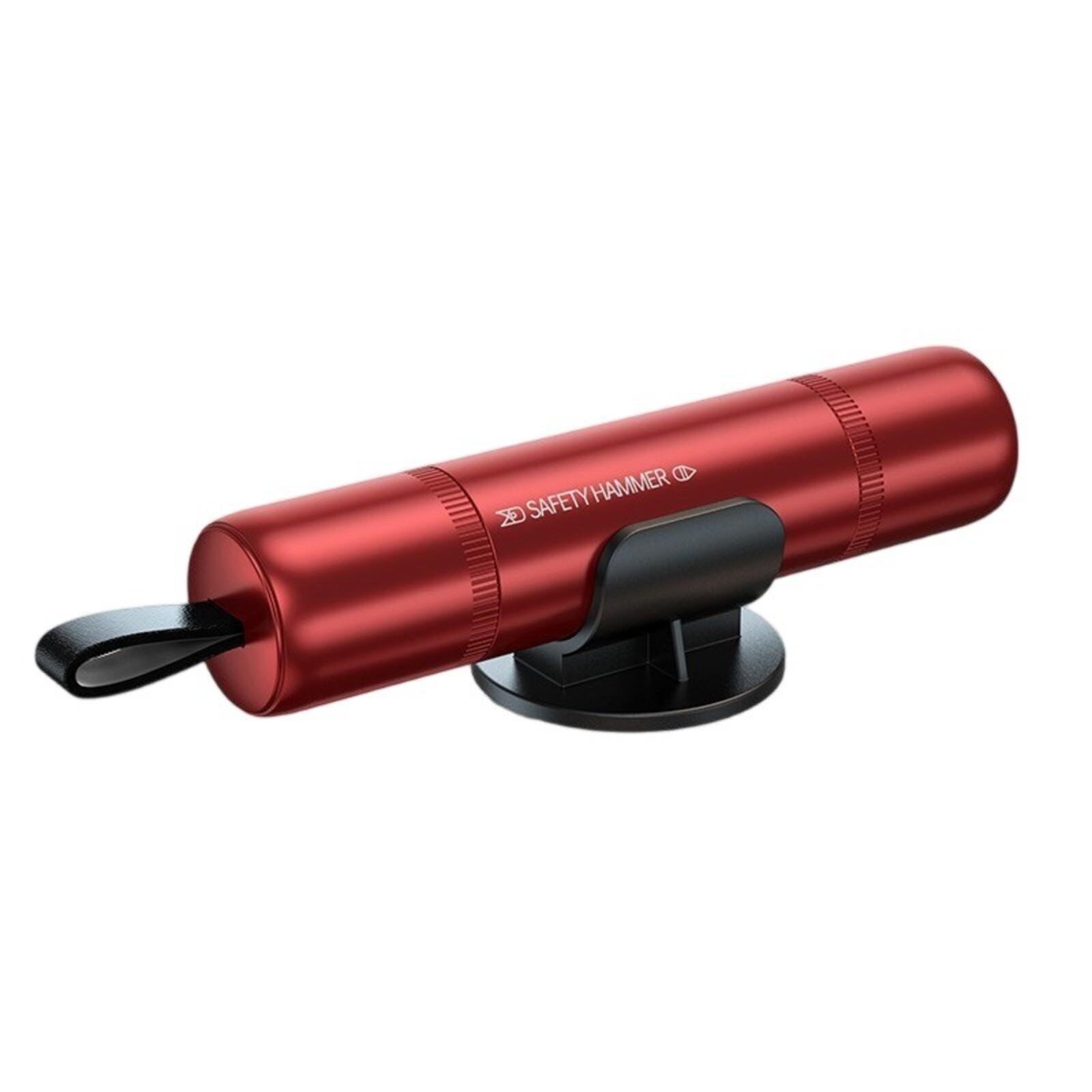 

Автомобильный молоток безопасности для спасения жизни, резак для ремня безопасности, многофункциональный инструмент для разбивания автомобильного стекла, ударник, устройство для эвакуации One Size красный