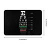 Snellen Eye Chart Front Floor Door Entrance Mat Outdoor Optometrist Optician Kitchen Bathroom Doormat Garage Carpet Rug