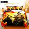 Hip Hop Heavy Metal Maiden 3-piece Cartoon Anime Duvet Cover Sets For Adult Boy bedroom Luxury Printed Bedding Set