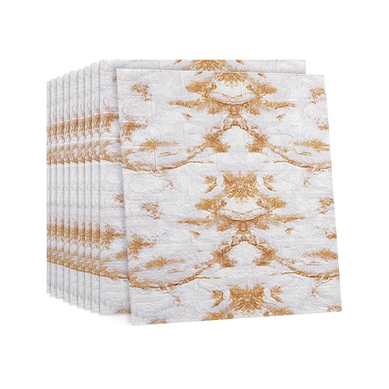5/10pcs 70*77cm 3D Brick Wall Paper for Living Room Bedroom TV Wall Waterproof Self-Adhesive Wallpaper Foam DIY Wall Stickers