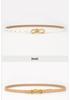 2025 Women's Versatile Genuine Leather Bowknot Waist Cinch - Thin Decorative Belt for Skirts and Shirts