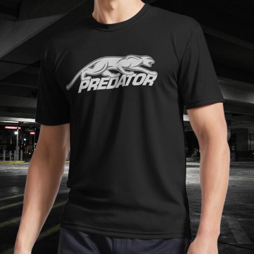 PREDATOR CUES GRAY LOGO Active T-Shirt Funny Size Mode American T-shirt S