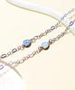 Polarita Turkish Blue Point Chain Bracelet (PLT-BR-125_SV)