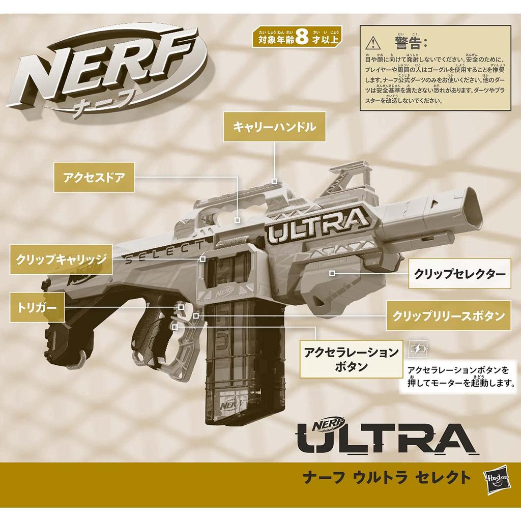 Hasbro Nerf Ultra Select Electric Blaster F0958, Authentic