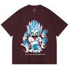 230 Gsm 100% Cotton Dragon Ball V55 Kamikaze Print Unisex Heavy Cotton T Shirt
