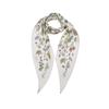 Daks Silk 100  Flower Diamond Scarf Dcsc6e331iv