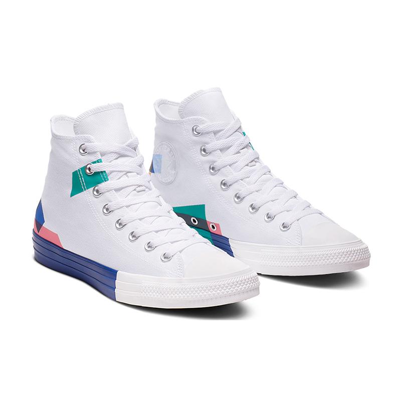 Converse Chuck Taylor All Star Space Racer Deconstructed Graffiti High Top Canvas Shoes Unisex Colour