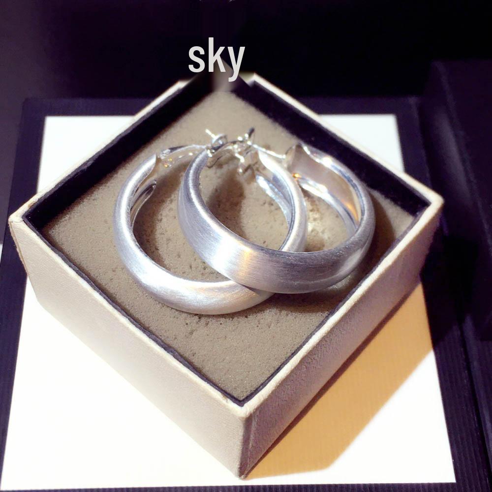 Σκουλαρίκια Δήλωσης Μεγάλου Κύκλου από Ασήμι Στερλίνα S925 για Γυναίκες