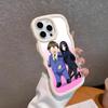 Accel Arita Haruyuki Wavy Edge TPU Mobile Phone Case for iPhone 17 16 15 14 13 12 11 Air Pro Max Plus Colorful Cover