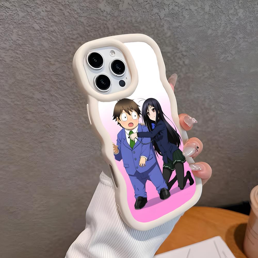 Accel Arita Haruyuki Wavy Edge TPU Mobile Phone Case for iPhone 17 16 15 14 13 12 11 Air Pro Max Plus Colorful Cover