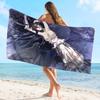 Gamer Albedo Anime Sexy Girls Beach Towel Colorful Bath Towels For Girl Microfiber Quick Dry Custom Sand Free Beach Yoga Spa