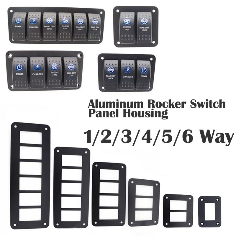 2/3/4/5/6 Way Car Auto Boat Rocker Switch Clip Panel Holder Housing For Car-Styling Auto Switches Boat Car Switches Parts