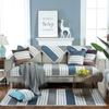 Chenille Stripe Sofa Cushion Non-slip Living Room Sofa Cover for All Seasons Universal Sofa Cushion Modular Sofa Cover