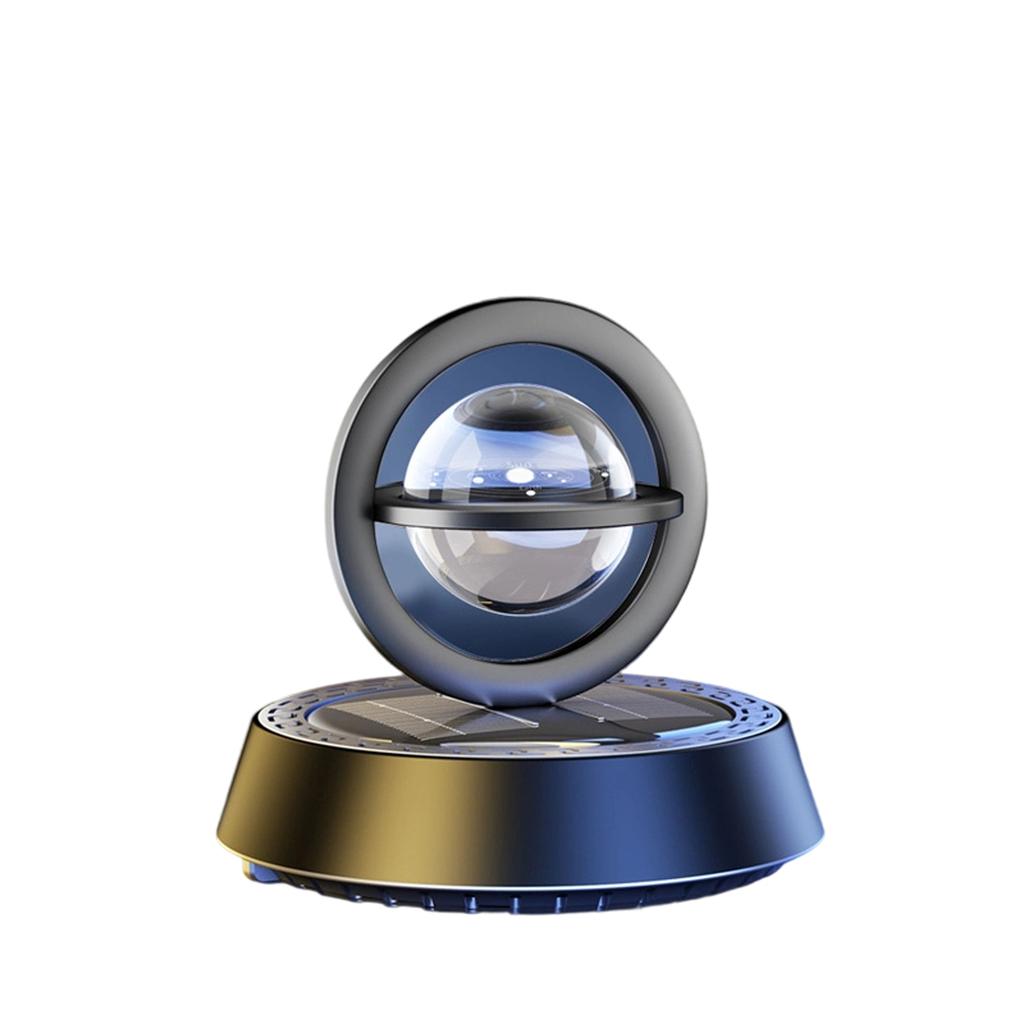 Solar-Powered Aroma Diffuser Car Accessory – Elegant Rotating Design For Dashboard Or Center Console – Year-Round Vehicle Interior Decor 10ML