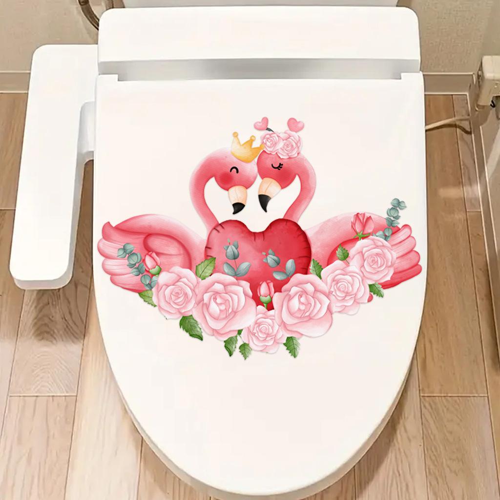 Mandarin Duck Toilet Wall Sticker CH81814 - Removable Decor