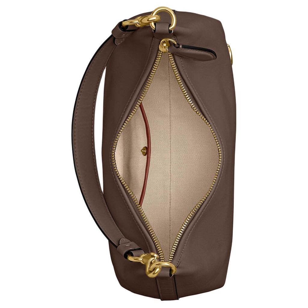 Coach Juliet 30 Removable Shoulder Strap Handle Tanned Leather Crossbody Shoulder Tote Bag Large Women bags Dark-Stone CR981-B4CBD