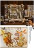AGUGU Story Collection Gold Foil Retro Journal Washi Tape & DIY Decorative Stickers Set