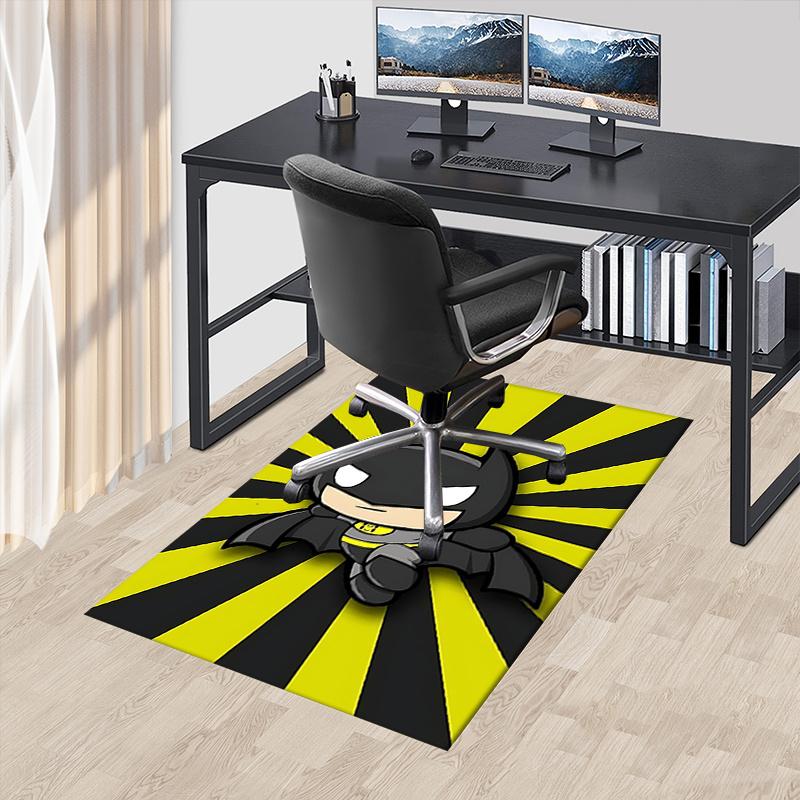 

Batman,Cartoon Office Carpet Chair Mats, Home Decor Dormitory Floor Protector With Anti-Skid Backing, Large Area Coverage, Christmas Decorat 60cm by 90cm