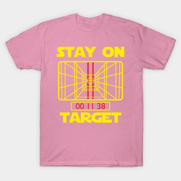 T Shirt Women Stay On Target Stars Design Art Funny Great Gift Harajuku Print Kawaii Tshirt Summer Short Sleeve Female T-Shirt Top Tee