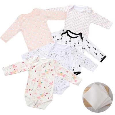 Roupas de bebê de mangas compridas, 5 tipos de presentes para bebês, macacões para recém-nascidos, roupas para ambientes internos, roupas para atividades ao ar livre, presentes, produtos para bebês coreanos